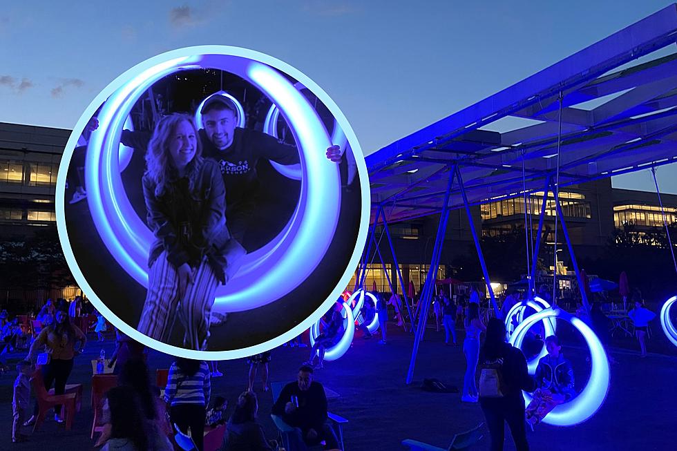 Embrace Your Inner Child on These Light-Up Swings at a Boston Playground