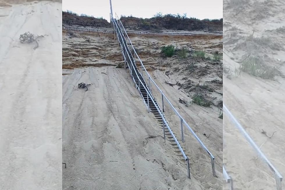 Try Not to Fall Down This Ridiculous Set of Stairs in Wellfleet