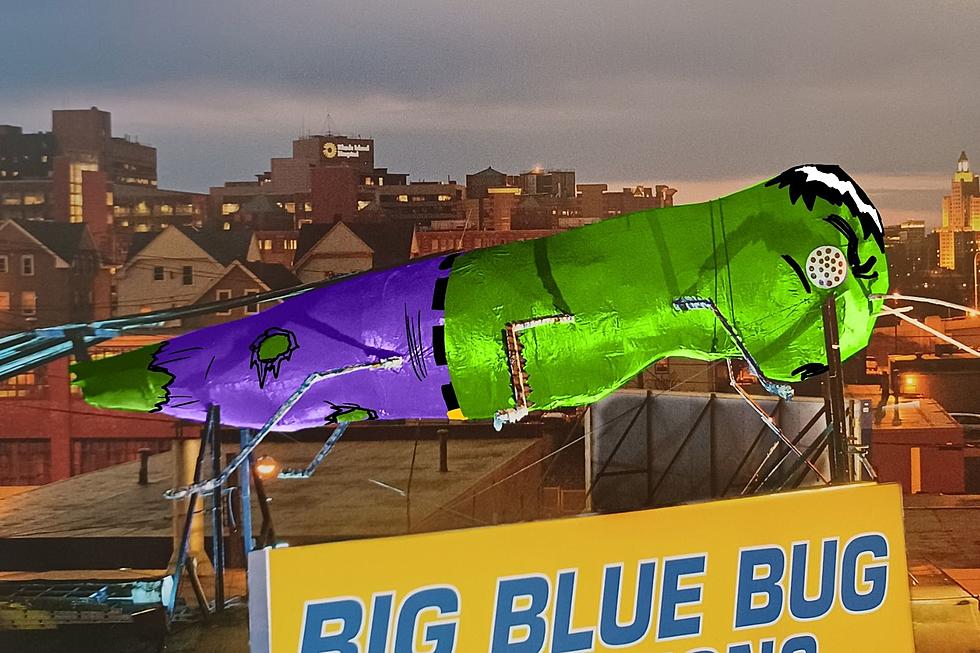 Rhode Island’s Big Blue Bug Gets Hulk Makeover Ahead of Comic Con