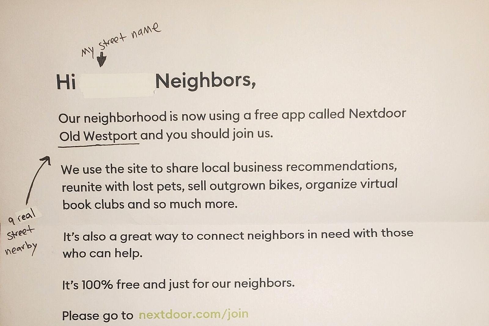 About Nextdoor mailed invitations - Nextdoor Blog