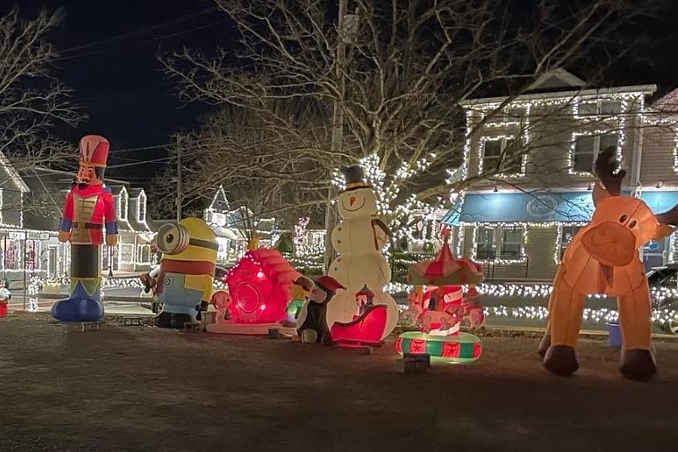 Dartmouth Boys Raise Money for Brain Tumor Research With Christmas Inflatables