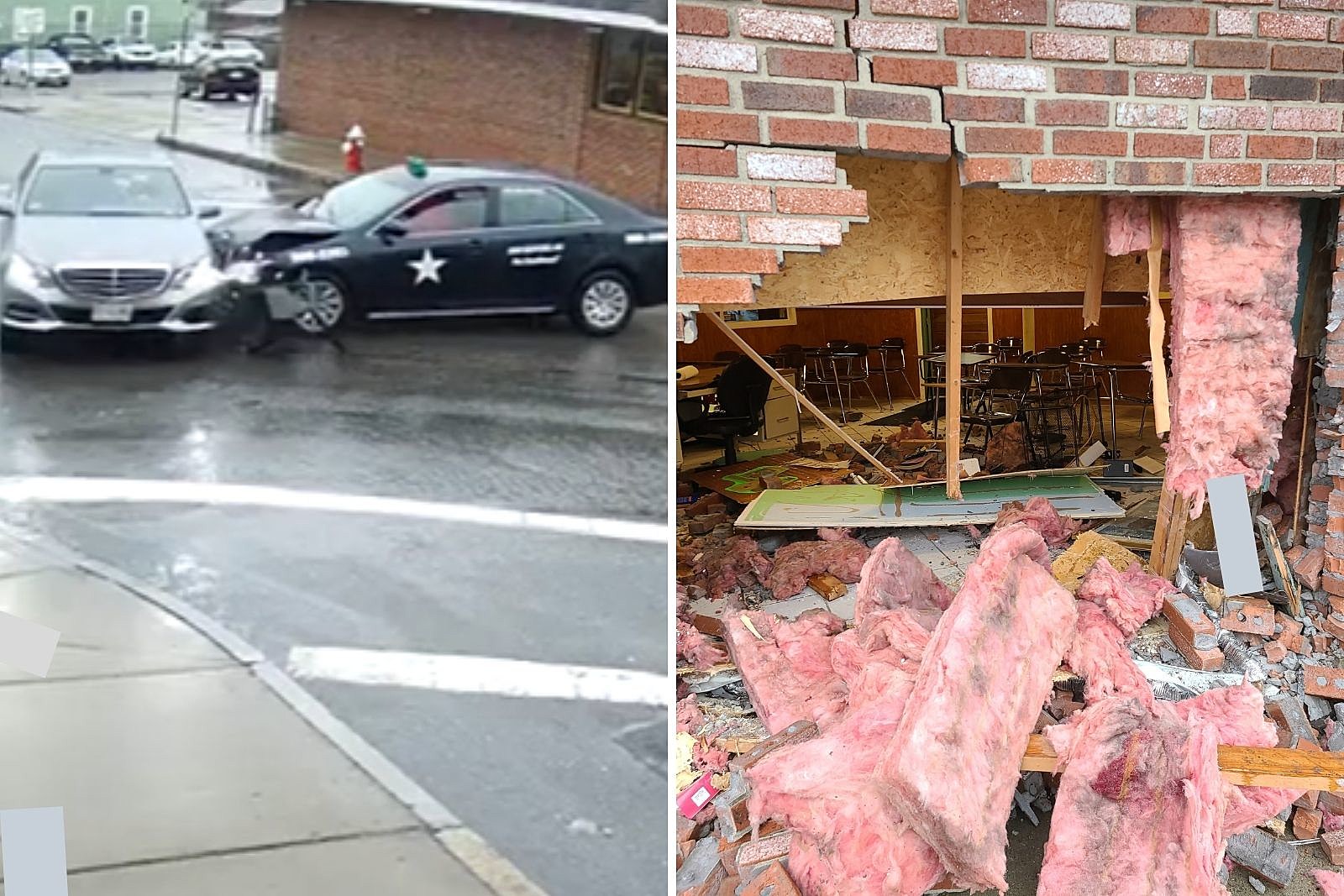 New Hire at Driving School Crashes Car into 'Learn to Drive' Facility