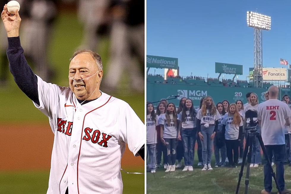 Somerset Berkley Students Sing National Anthem at Fenway Park