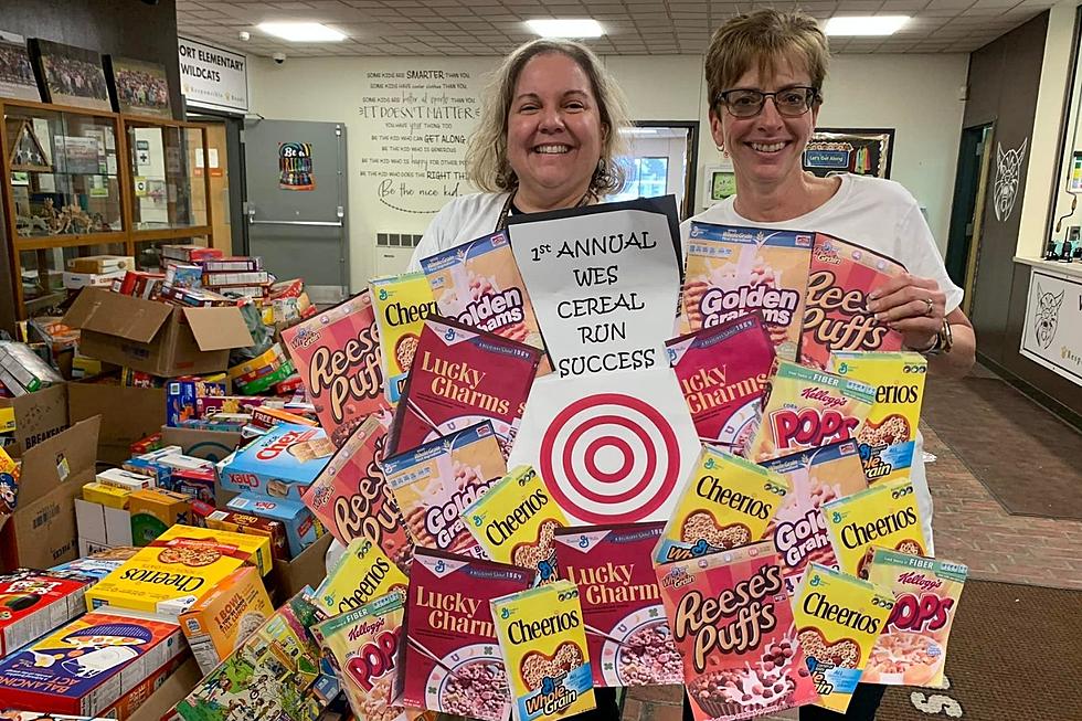 Westport Schools Donate Over 1,300 Cereal Boxes to Food Pantry