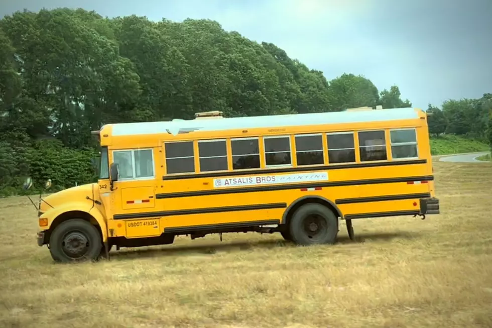 This Abandoned School Bus on 140 North in New Bedford Makes Zero Sense