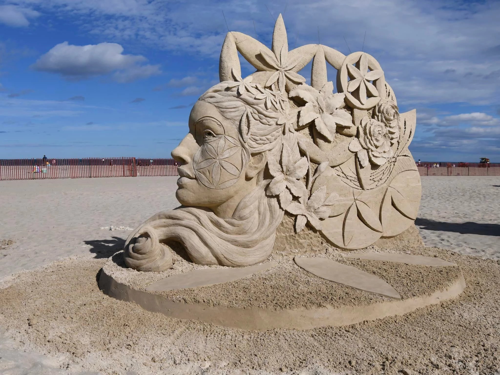 Massive Sand Sculptures Bring Beauty to Westerly Beaches