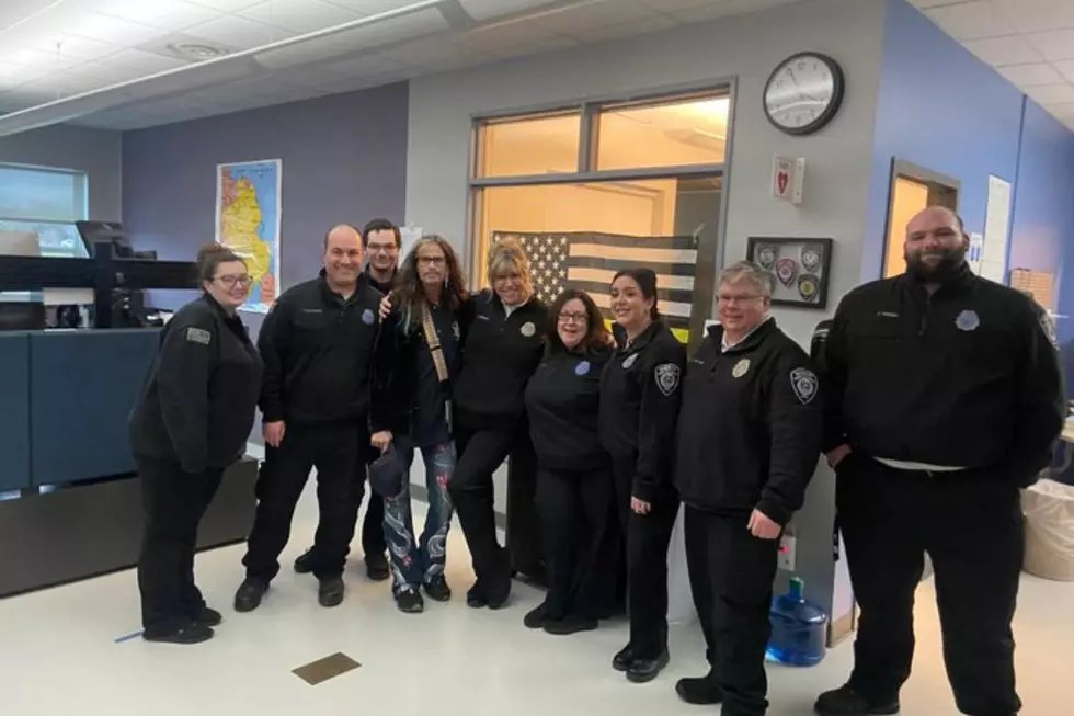Aerosmith’s Steven Tyler Visits Plymouth First Responders