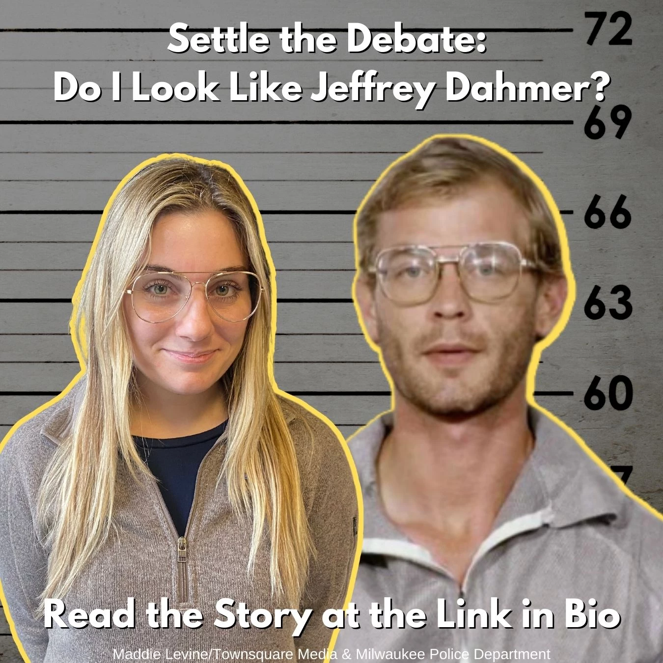 Settle the Debate: Does Maddie Levine Look Like Jeffrey Dahmer?