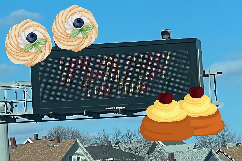 Providence Highway Sign Promises Plenty of Zeppole