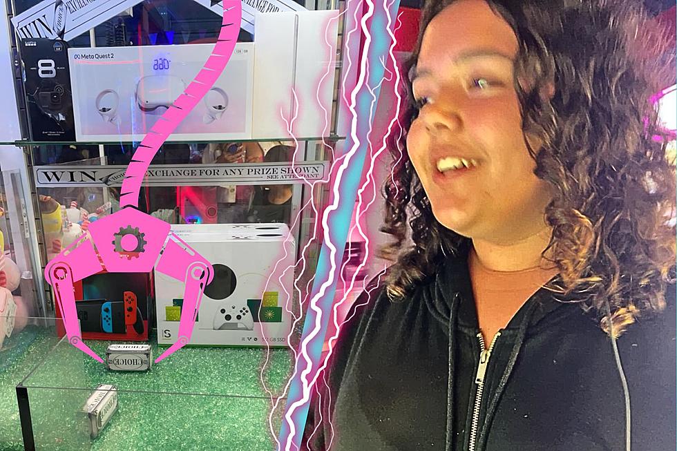 Fall River Girl Plays the Crane Game at Local Arcade and Scores a New $300 Xbox Console