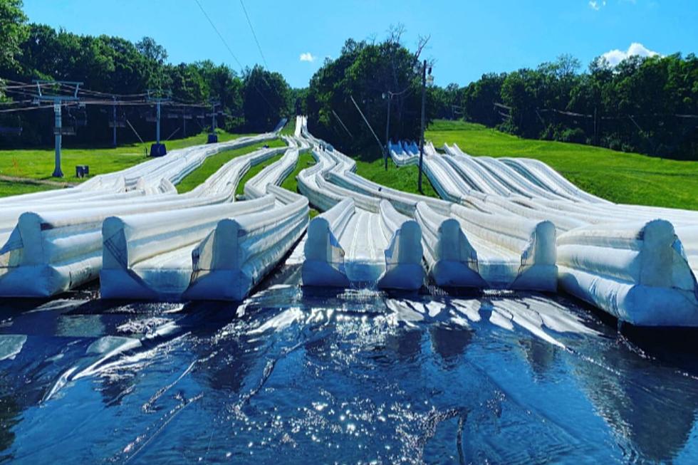 Epic Inflatable Waterslides Bring Summer Fun to Connecticut Mountains