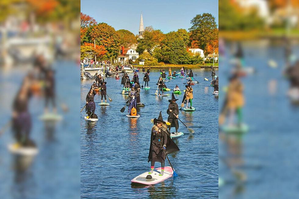 Paddle Boarders in Witch Costumes Welcome Halloween - The New York Times