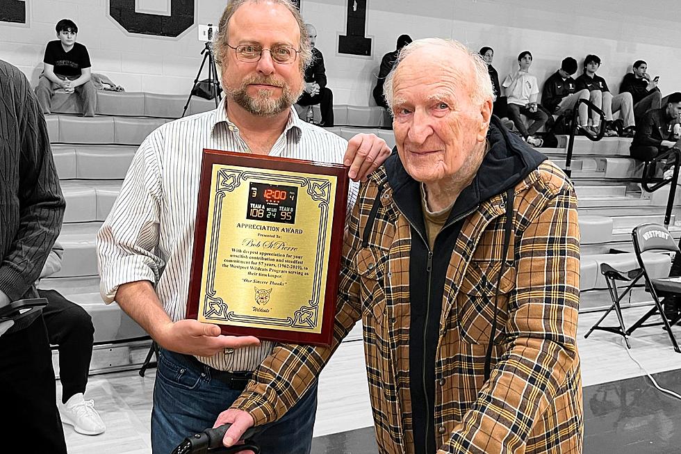 Westport’s Timekeeping Legend Honored for 57 Years Behind the Scoreboard