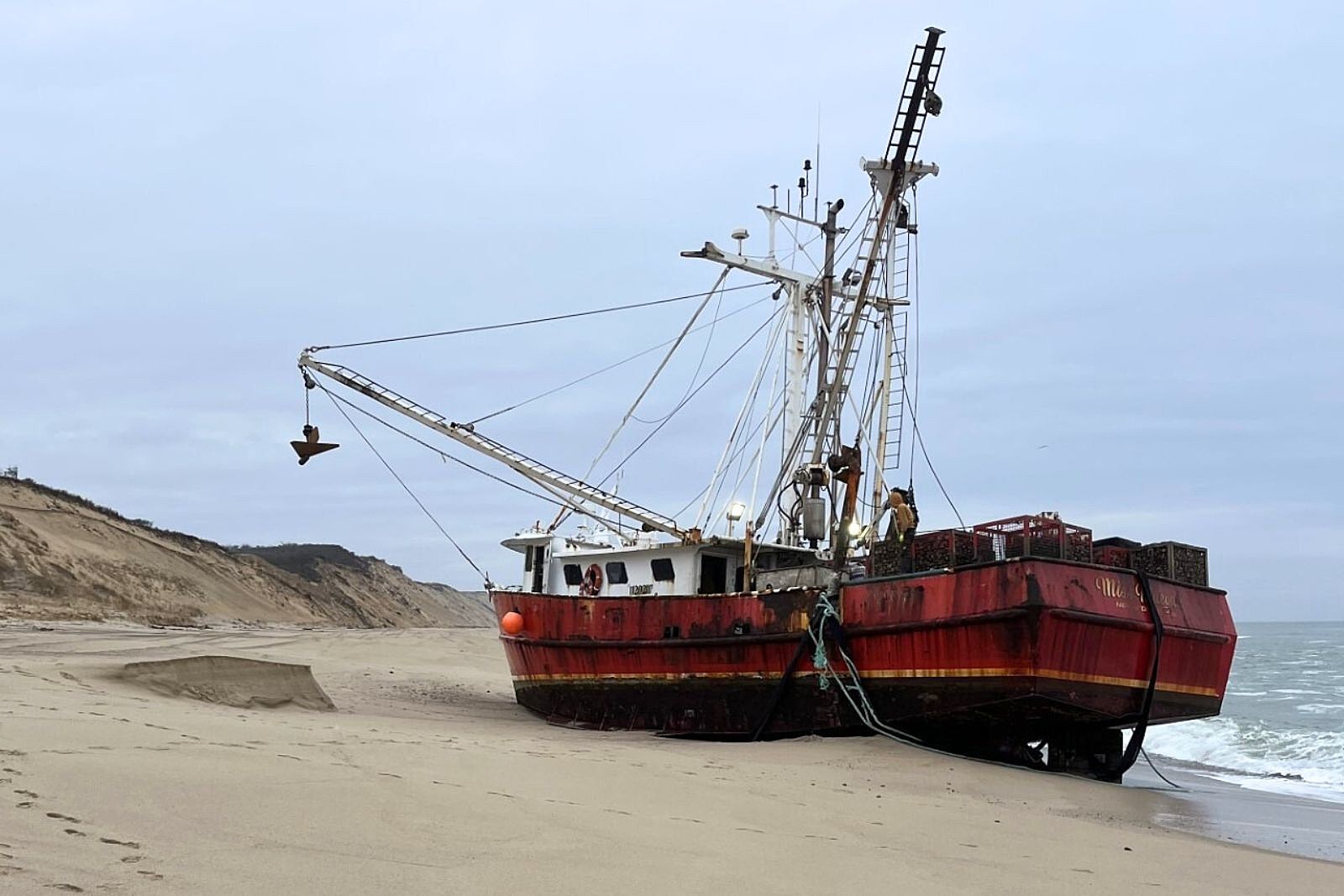 Cape Cod Fishing Vessel Found 'Taking A Vacation' On Beach