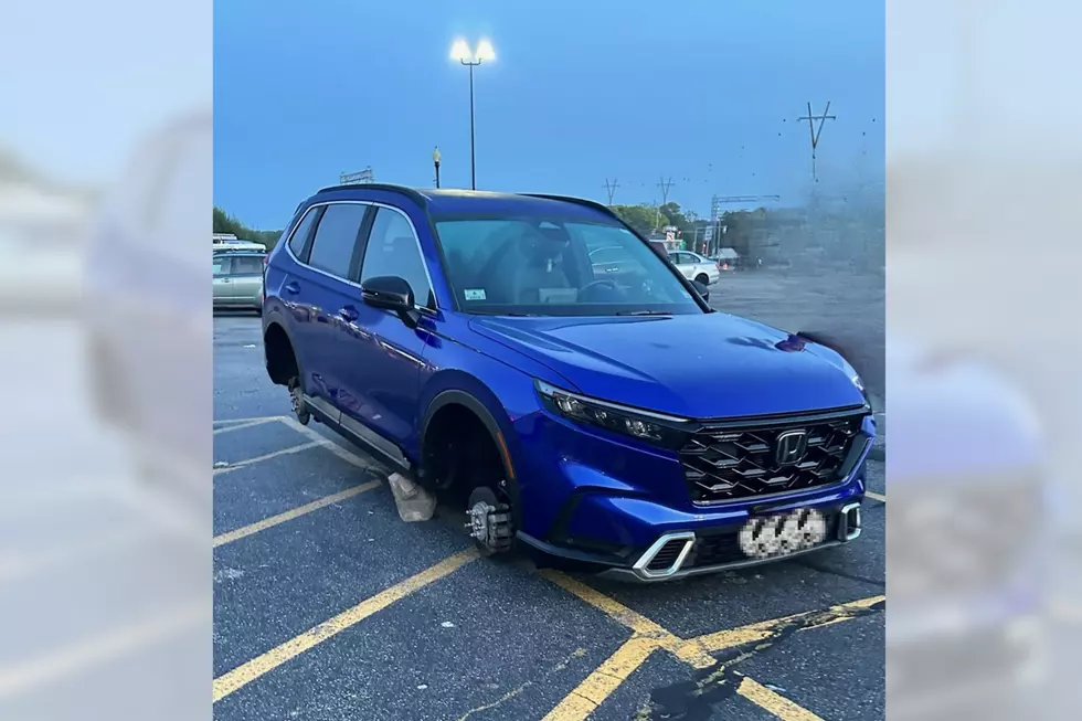 Fall River Vehicle Targeted as All Four Tires Stolen During Brief Gym Session
