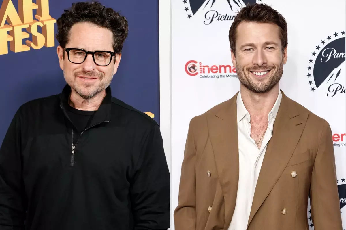 Glen Powell and J.J. Abrams Spotted in Rhode Island