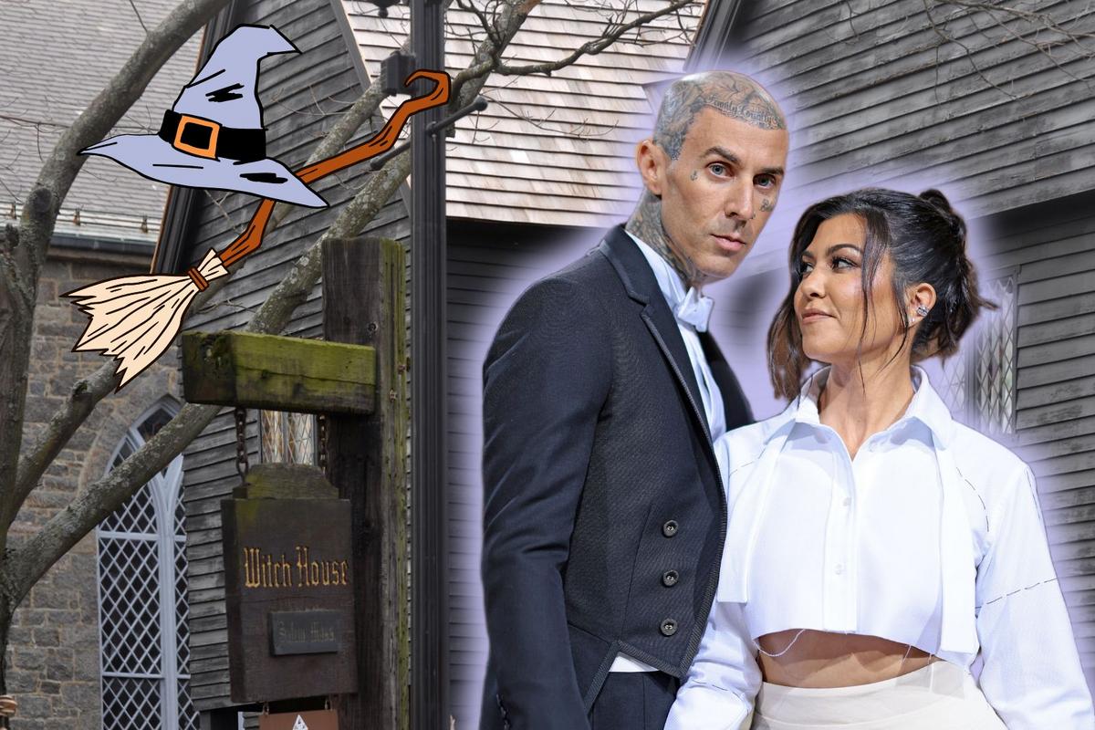 Travis Barker＆Kourtney Kardashianがセーラムで発見されました