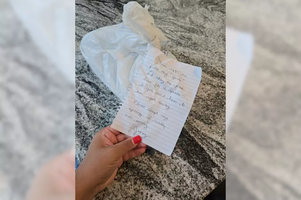 Tiverton Woman Finds Eggs, Note and a Mystery on Her Doorstep