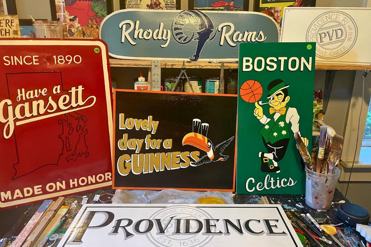 Providence Artist Jayson Salvi Keeps Hand-Painted Signs Alive