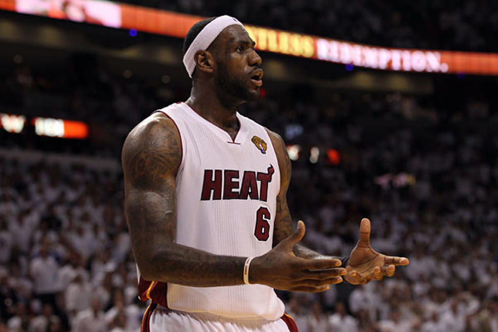 LeBron James Congratulates the Mavericks on Winning NBA Championship