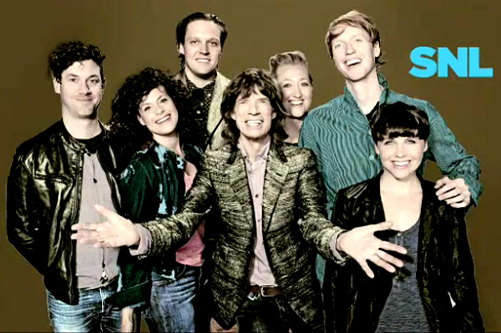 ‘SNL': Mick Jagger Performs Rolling Stones Songs with Foo Fighters and Arcade Fire