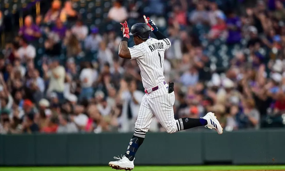 Rockies use homers from Amador, Rumfield to snap 10-game home skid