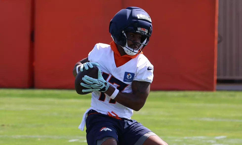 Broncos practice with all players on the field, including Jaylen Waddle