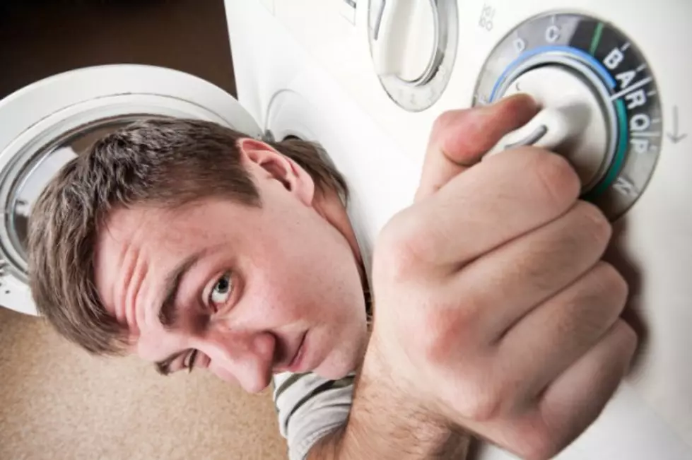 Man Gets Stuck in a Washing Machine Playing Naked Hide-and-Seek