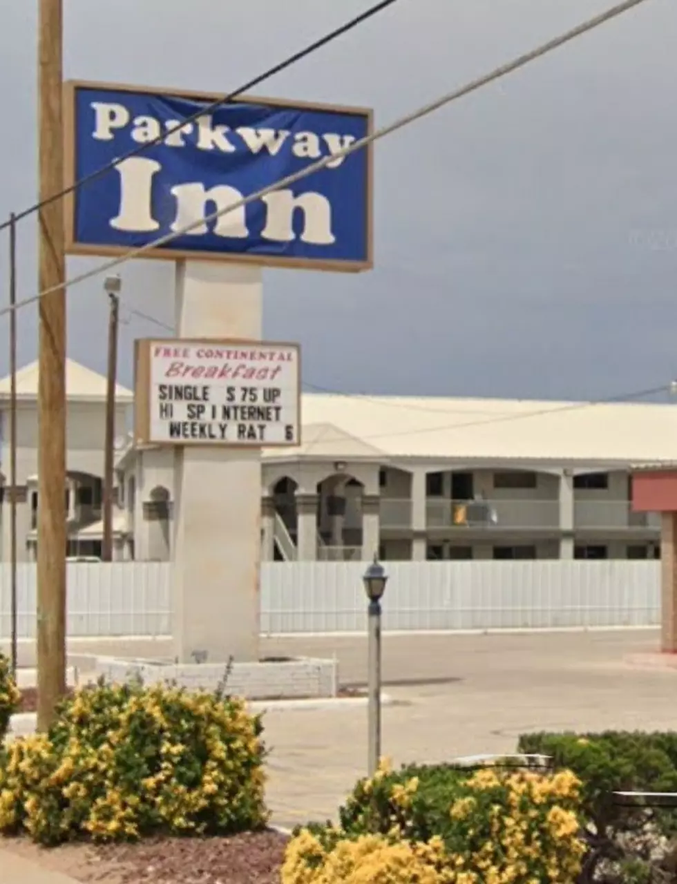 Google Street View of Parkway Inn sign in Odessa Texas