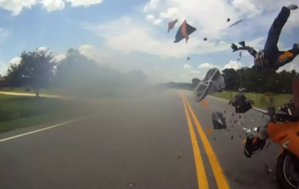 Biker&#8217;s GoPro Camera Catches Crash