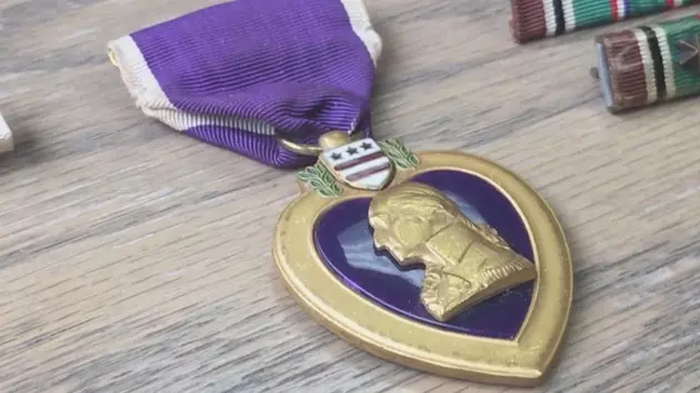 Purple Heart Medals and Other Service Medals Found in a Dumpster in Midland