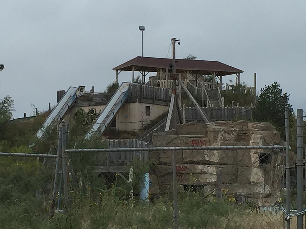 Abandoned Water Wonderland Becomes the Perfect Place for a Halloween Party