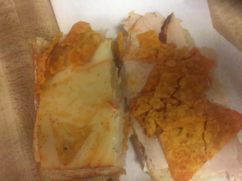 Chips On The Sandwich Or Chips With The Sandwich