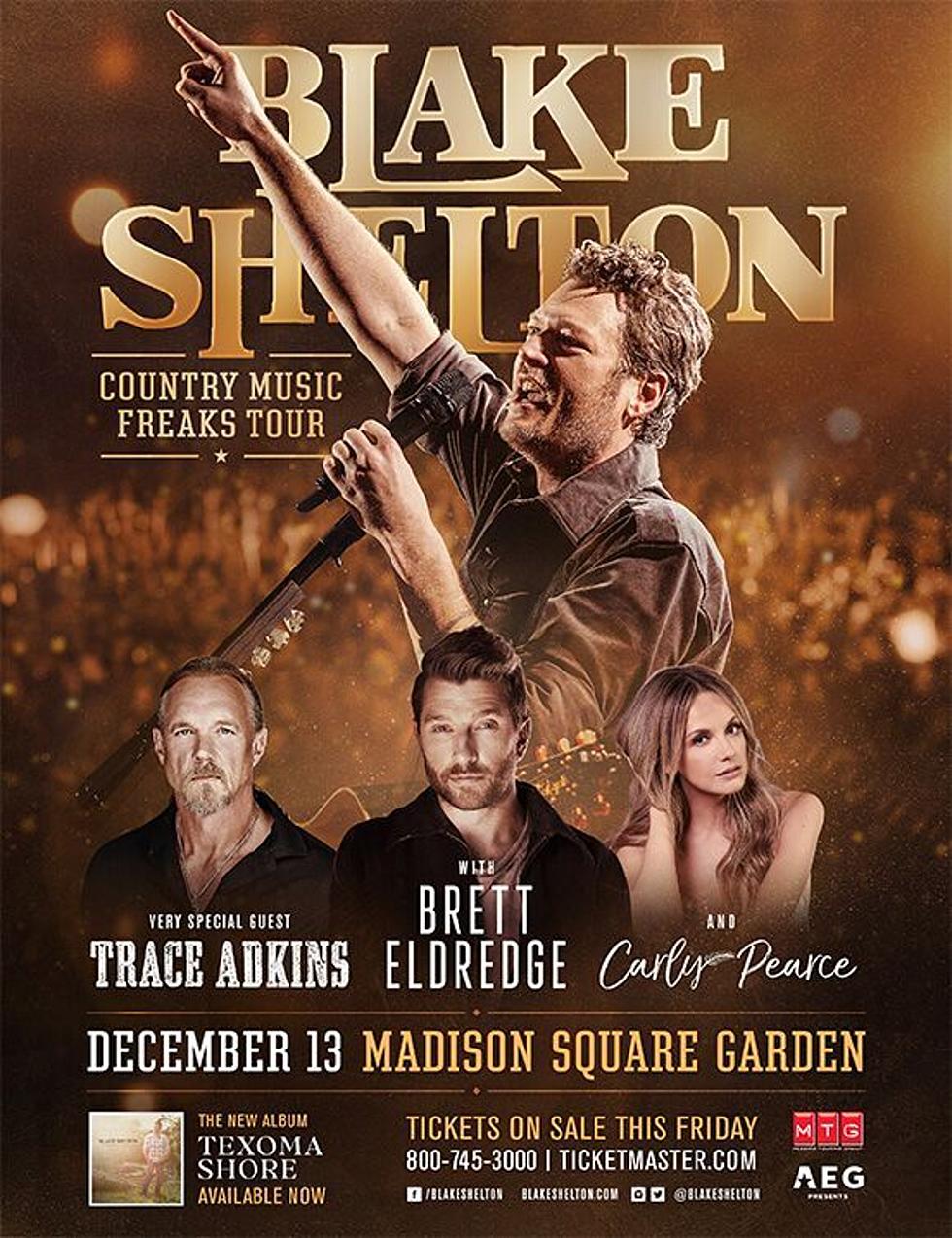 Blake Shelton Tickets On Sale This Morning