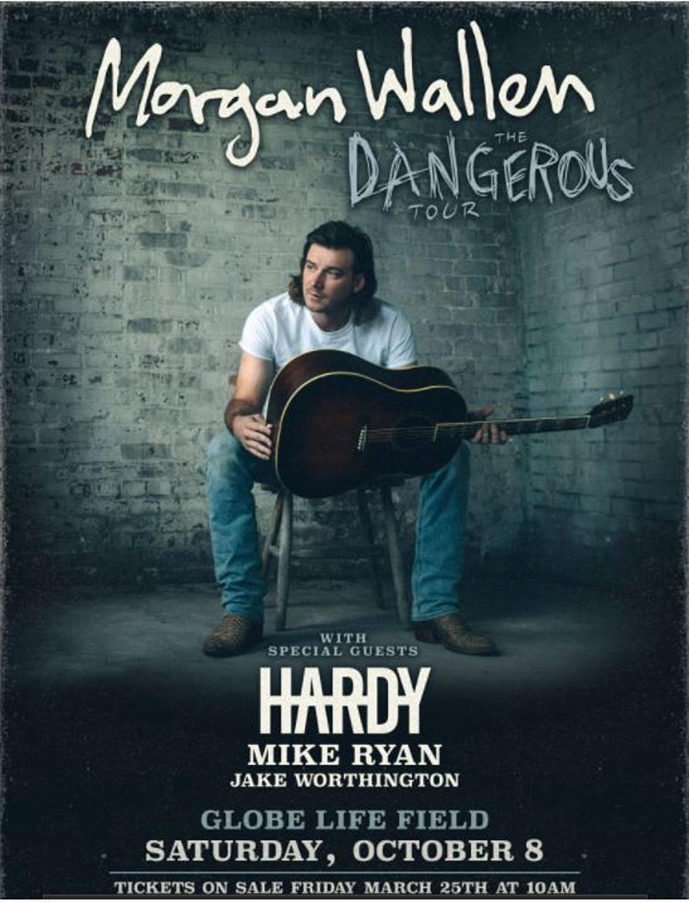 Morgan Wallen Announces First Stadium Show At Texas Rangers' Globe Life  Field Featuring Hardy, Mike Ryan & More