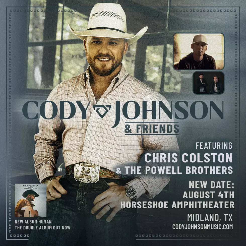 Cody Johnson Schedules A New Date For His Midland Concert
