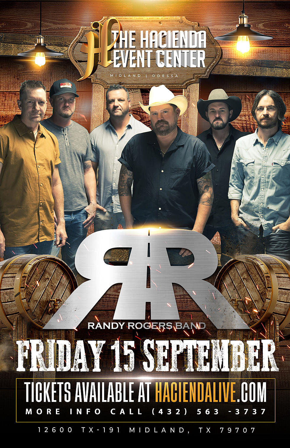 The Randy Rogers Band Is Returning To Hacienda Event Center