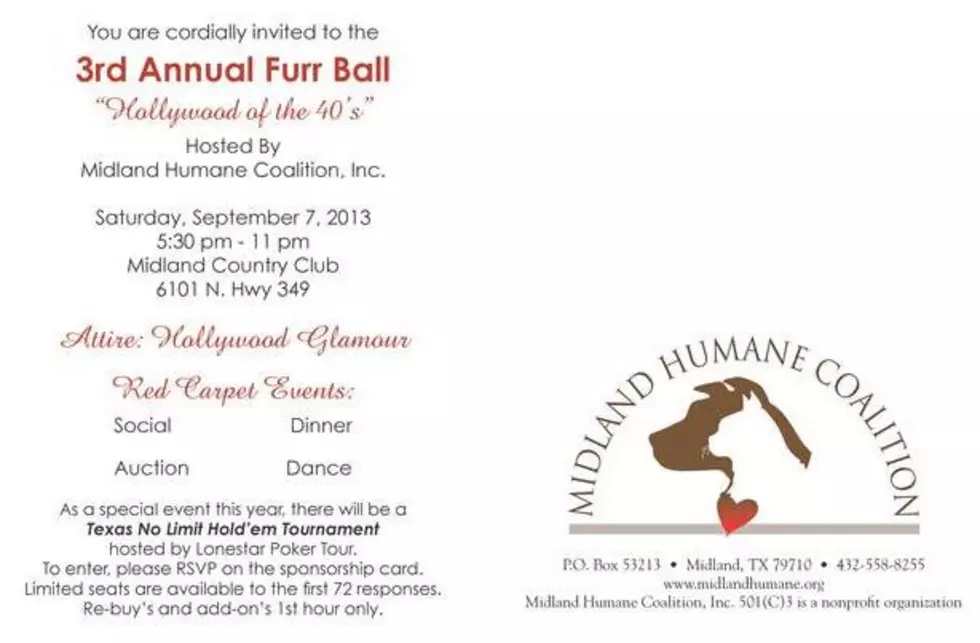 3rd Annual Furr Ball Charity Event This Saturday