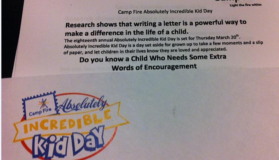 March 20th Is Absolutely Incredible Kid Day!