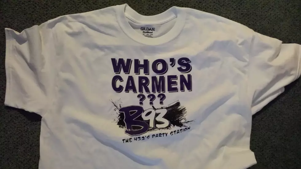 &#8216;Who&#8217;s Carmen?&#8217; Shirts Are Here