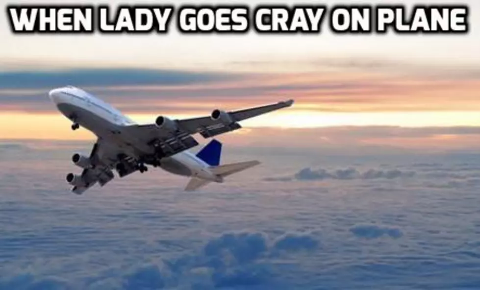 cray on  a plane