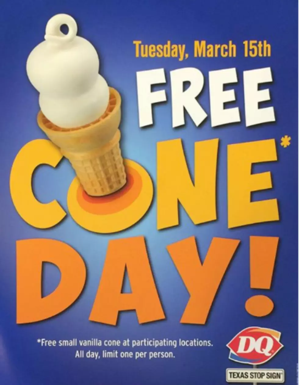 Free Cone Day Dairy Queen Today