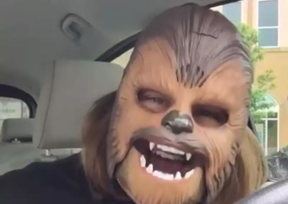 chewbacca mask lady