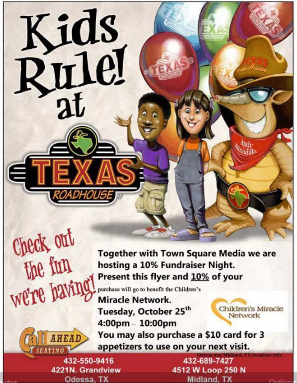 Texas Roadhouse CMN Fundraiser-Buy An Appetizer Card