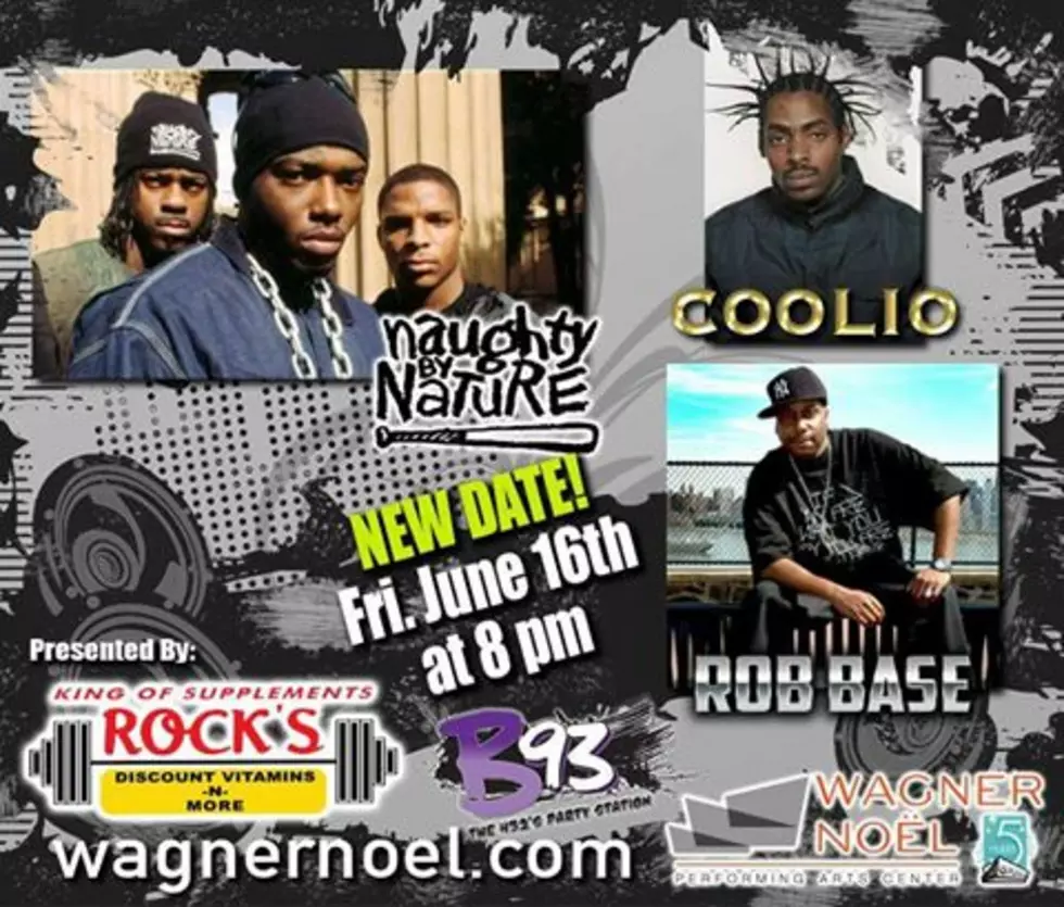 Naughty By Nature, Coolio, Rob Base At Wagner Noel June 16th and We Got Hook Ups Every BACK IN THE DAY FRIDAY on B93!