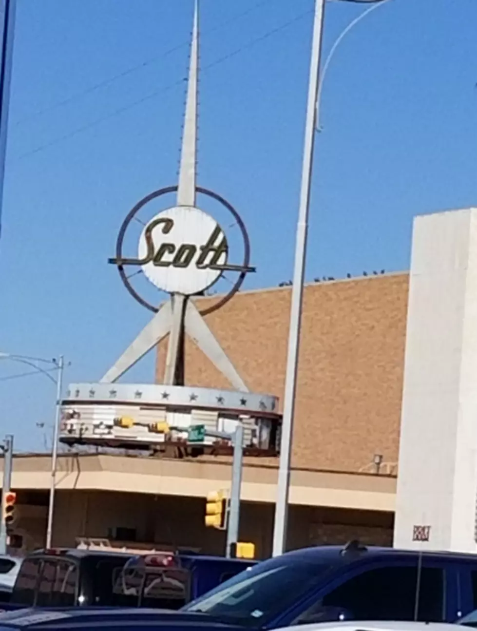The Scott Sign Is Going Away Soon
