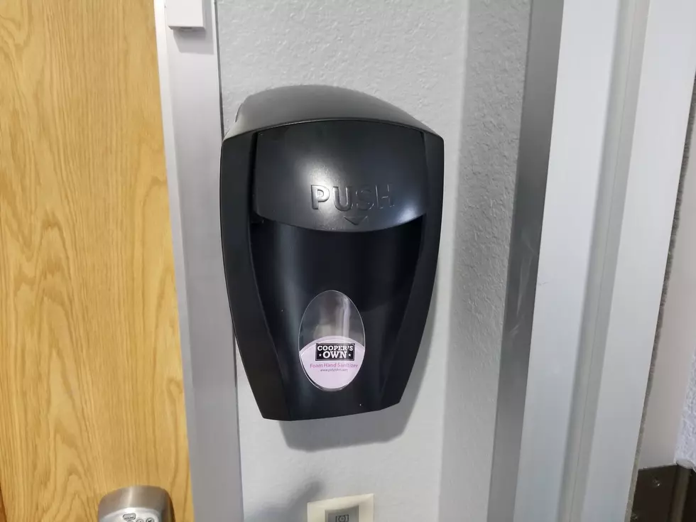 Sanitizer Dispensers Hit Our Building