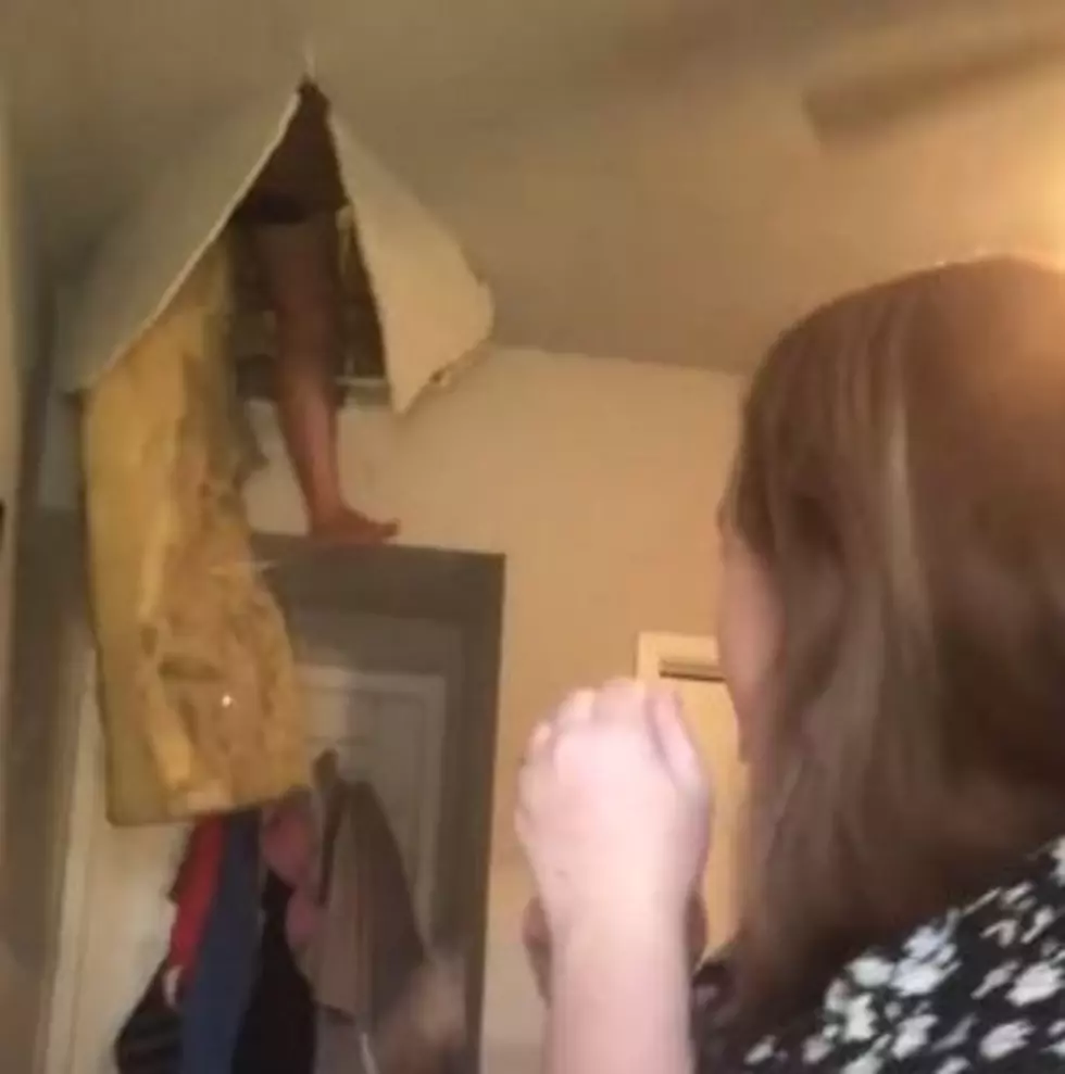 &#x1f3a7;Mom Falls Through Ceiling While Daughter Sings