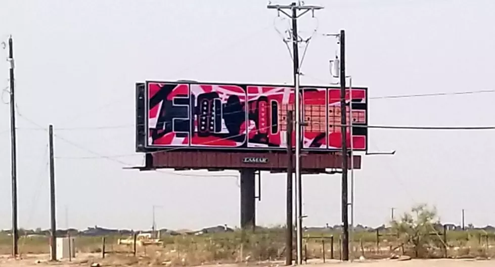 EDDIE…..432 Billboard on Highway 191 Pays Tribute To The Passing Of Legend Eddie Van Halen