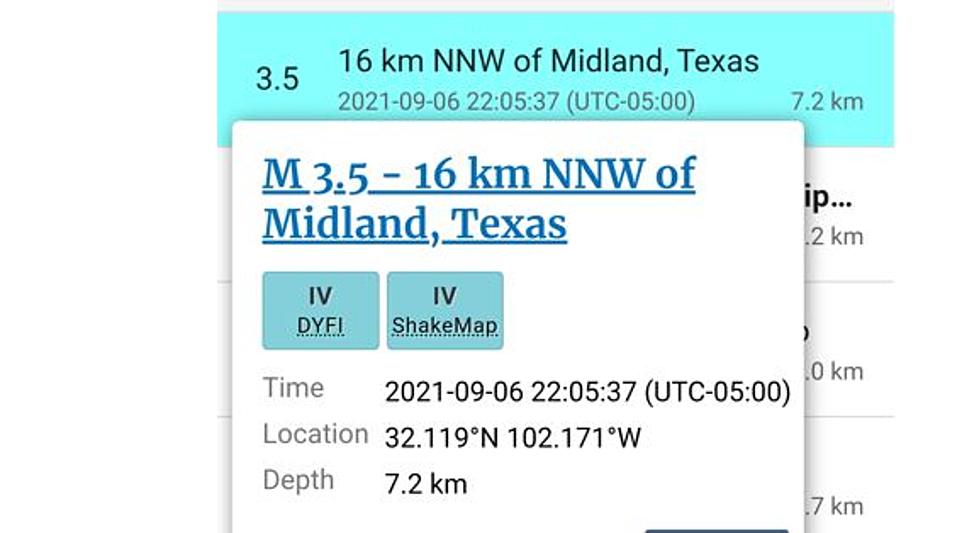 Have You Ever Felt ANY Of The Earthquakes We Have Had Here In The Permian Basin?